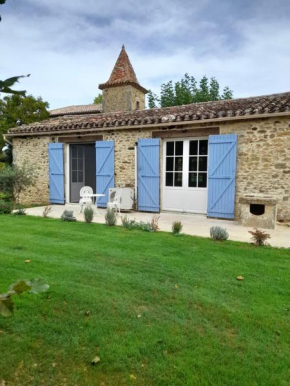La petite maison bleue avec piscine
